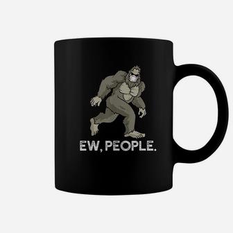 Ew People Sasquatch Wearing Walking Bigfoot Coffee Mug - Thegiftio UK