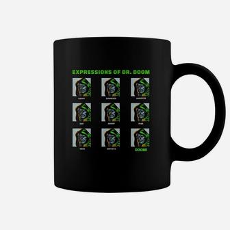 Expressions Of Dr Doom Panels Coffee Mug | Crazezy UK