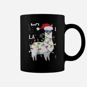 Fa La La Llama Shirt For Women Men Kids Gift Llama Christmas Coffee Mug | Crazezy