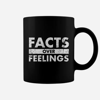 Facts Over Feelings Coffee Mug | Crazezy