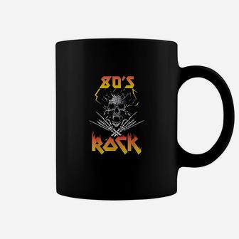 Faded 1980s Rock Roll For Eighties Rockers Band Coffee Mug - Thegiftio UK
