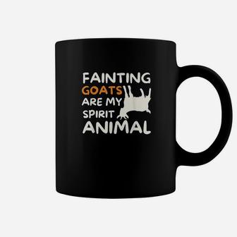 Fainting Goats Are My Spirit Animal Funny Goat Lover Coffee Mug | Crazezy