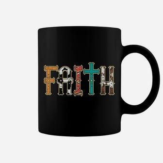 Faith Patterns God Jesus Religious Christian Men Women Kids Coffee Mug | Crazezy