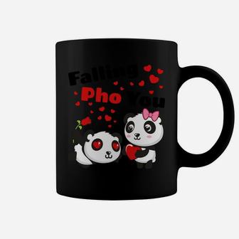 Falling Pho You Pho Valentines Day Funny Panda Coffee Mug - Thegiftio UK