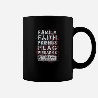 Family Faith Friends Flag Coffee Mug | Crazezy DE