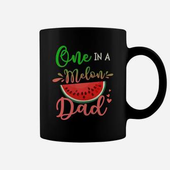Family One In A Melon Dad Birthday Party Matching Family Tee Coffee Mug | Crazezy DE