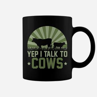 Farm Animal Lover Gift Idea Retro Cow Coffee Mug | Crazezy AU