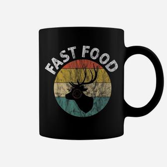 Fast Food Deer Hunting Vintage Hunters Coffee Mug | Crazezy