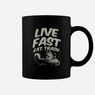 Fast Live Eat Trash Coffee Mug | Crazezy