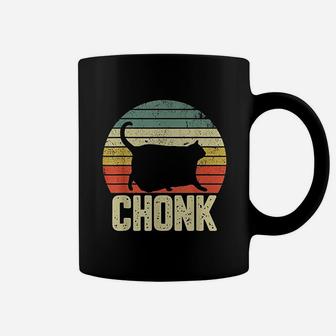 Fat Cat Meme Funny Chonk Cat Coffee Mug | Crazezy