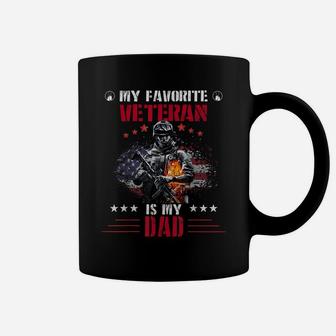 Father Veterans Day My Favorite Veteran Is My Dad For Kid Coffee Mug | Crazezy