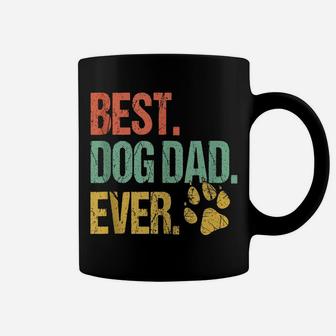 Fathers Day Gift From Wife - Retro Vintage Best Dog Dad Ever Coffee Mug | Crazezy