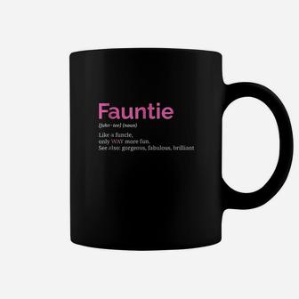 Fauntie Auntie Funny Aunt Gift Favorite Coffee Mug | Crazezy CA
