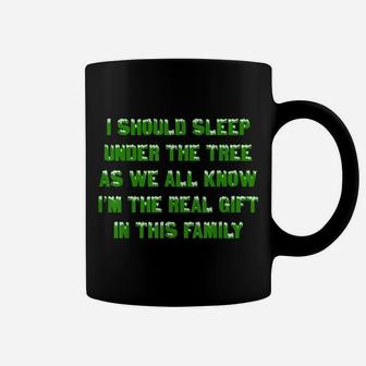 Favorite Kid In Family-Fun Mom & Dad Funny Christmas Humor Coffee Mug | Crazezy CA