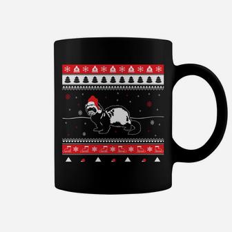 Ferret Funny Pet Ugly Christmas Gift Sweatshirt Coffee Mug | Crazezy UK