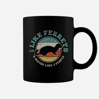 Ferret Funny Vintage Coffee Mug | Crazezy UK