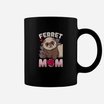 Ferret Mom Ferret Lovers And Owners Coffee Mug | Crazezy