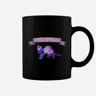 Ferrets Are Magical Colorful Unicorn Ferret Coffee Mug | Crazezy