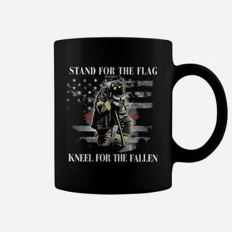 Fire Fighter Firefighter American Flag Thin Red Line Coffee Mug - Thegiftio UK