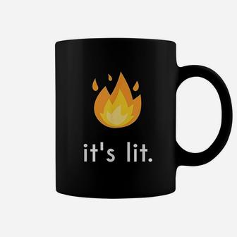 Fire It Is Lit Coffee Mug | Crazezy UK