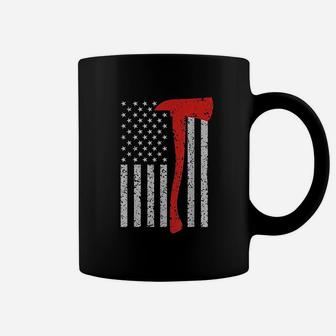 Firefighter American Flag Coffee Mug | Crazezy DE