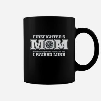 Firefighter Mom I Raised My Hero Missy Coffee Mug | Crazezy UK