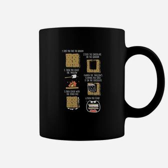 First You Take The Graham Black Coffee Mug - Thegiftio UK
