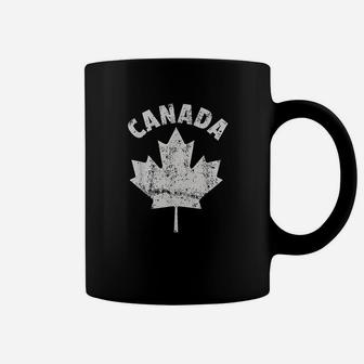 Flag Of Canada Fathers Day Canadian Leaf Vintage Coffee Mug | Crazezy