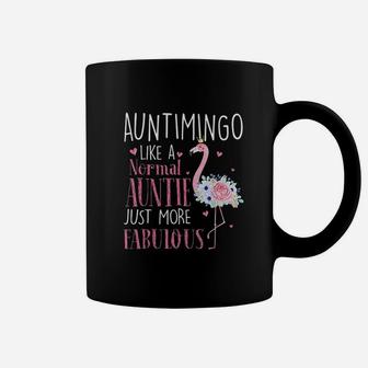 Flamingo Auntimingo Like A Normal Auntie Coffee Mug | Crazezy DE