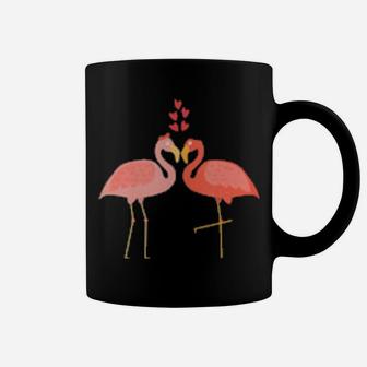 Flamingo Couples Wedding Anniversary Valentines Him Her Coffee Mug - Monsterry