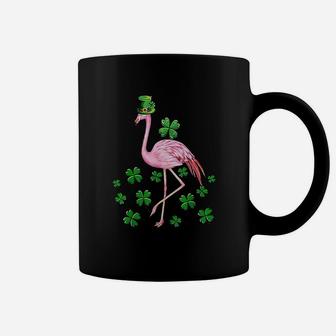 Flamingo Shamrock Leprechaun St Patricks Day Coffee Mug - Thegiftio UK