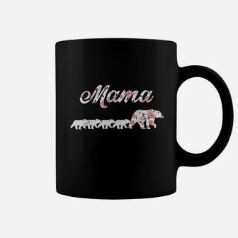 Floral Mama Bear Coffee Mug | Crazezy