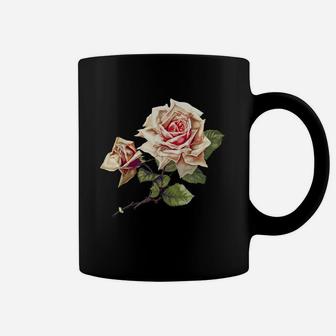 Flower Tshirt, Rose Floral Shirt, Flower Tshirts Women, Rose Coffee Mug | Crazezy