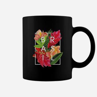 Flowers Of Brazil Word Art Coffee Mug | Crazezy DE