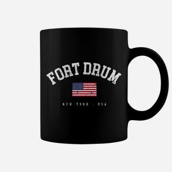 Fort Drum Ny Retro American Flag Usa City Name Sweatshirt Coffee Mug | Crazezy AU