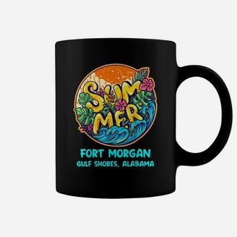 Fort Morgan Gulf Shores Alabama Vintage Sunset Retro Summer Coffee Mug | Crazezy UK