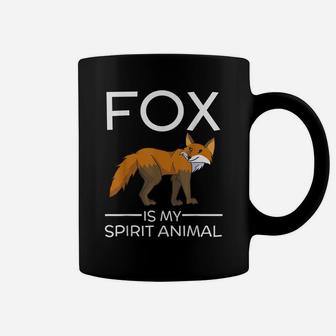 Fox Is My Spirit Animal Funny Fox Lover Gift Cute Coffee Mug | Crazezy