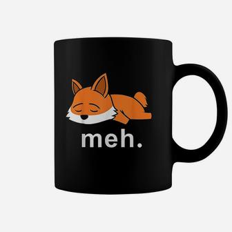 Fox Meh Funny Internet Meme Gifts Women Men Kids Coffee Mug | Crazezy UK