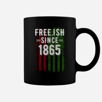 Free Ish Since 1865 Juneteenth Flag Black Pride Coffee Mug - Thegiftio UK