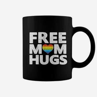 Free Mom Hugs Mardi Gras Lgbt Rainbow Coffee Mug - Thegiftio UK