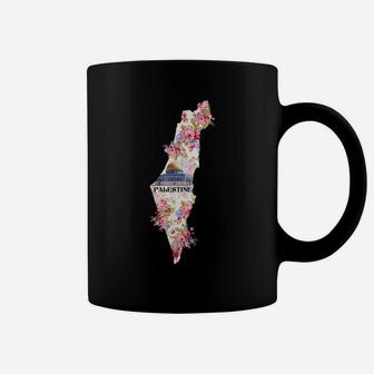 Free Palestine Map Flower Coffee Mug | Crazezy DE