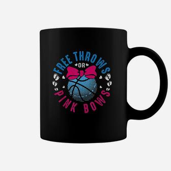 Free Throws Or Pink Bows Coffee Mug | Crazezy