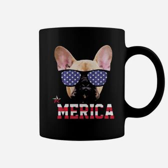 French Bulldog Merica Funny Patriotic 4Th Of July Coffee Mug - Monsterry CA