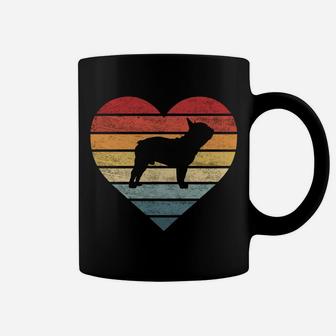 Frenchie Lover Owner Gifts Retro Sunset Dog Silhouette Mom Coffee Mug | Crazezy