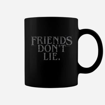 Friends Dont Lie Relaxed Coffee Mug | Crazezy