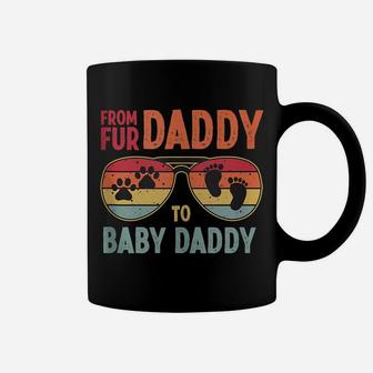 From Fur Daddy To Baby Daddy - Dog Dad Fathers Pregnancy Coffee Mug | Crazezy CA