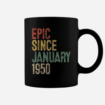 Fun Epic Since January 1950 70Th Birthday Gift 70 Year Old Coffee Mug | Crazezy UK