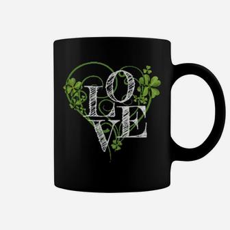 Fun Irish Cute Happy St Patricks Day Shamrock Love Coffee Mug - Monsterry AU