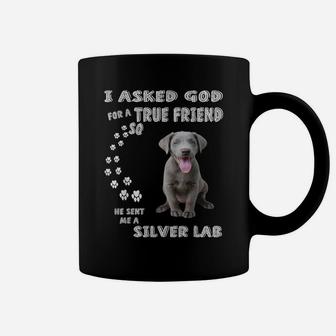 Fun Labrador Retriever Dog Mom Dad Costume, Cute Silver Lab Coffee Mug | Crazezy UK