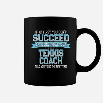 Fun Sport Coach Gift Funny Tennis Saying Coffee Mug | Crazezy DE